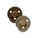 Bibs BIBS - Colour Fopspeen - Rond - Maat 1 - Mocha/Dark Oak - 2 Stuks