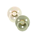 Bibs BiBS - Colour Pacifier - Stage 1 Fopspeen - 0+ maanden - 2 stuks - Ivory / Sage