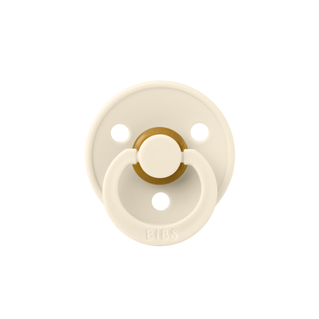 BiBS - Colour Pacifier - Maat 3 - Fopspeen - 2 stuks - Sage / Ivory