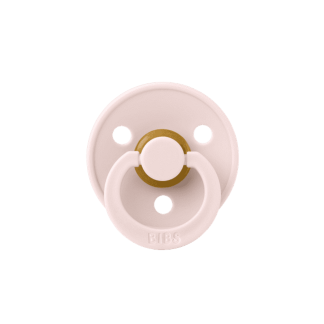 BIBS - Colour Fopspeen - Rond - Maat 1 - Petal/Plum - 2 Stuks