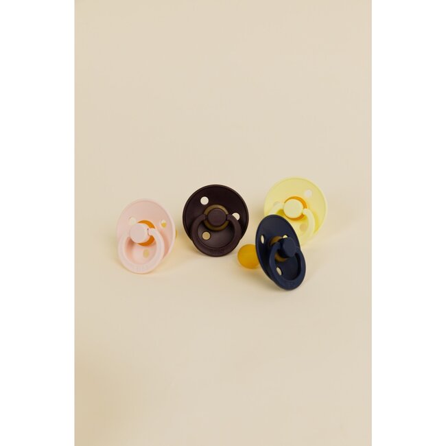 BIBS - Colour Fopspeen - Rond - Maat 2 - Petal/Plum - 2 Stuks