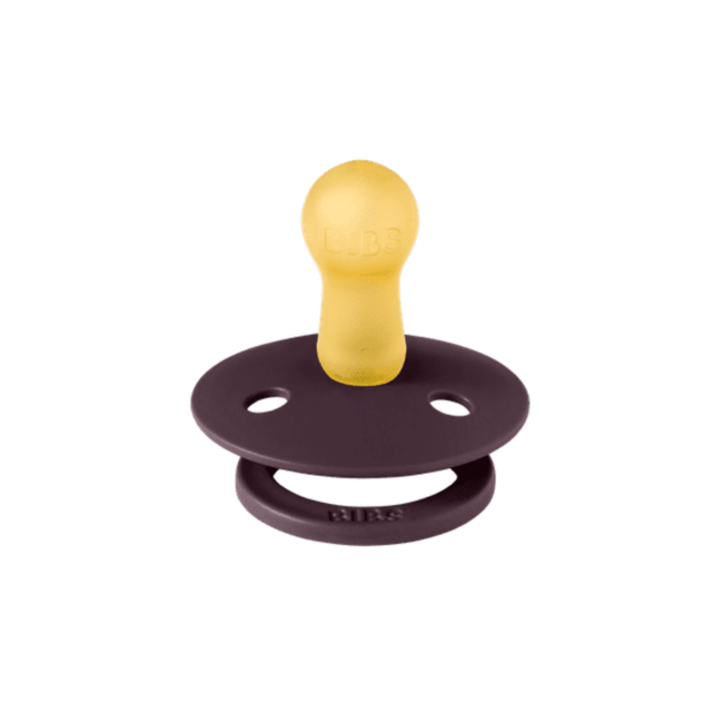 BIBS - Colour Fopspeen - Rond - Maat 2 - Petal/Plum - 2 Stuks