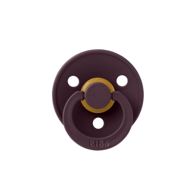 BIBS - Colour Fopspeen - Rond - Maat 2 - Petal/Plum - 2 Stuks