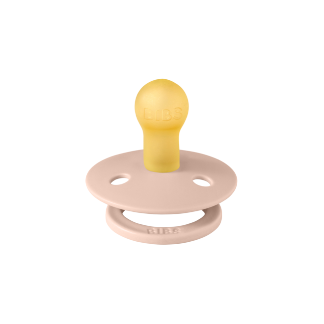 BIBS – Studio Collection - Fopspeen - Rond – Jasmine/Blush – Maat 1 – 2 Stuks