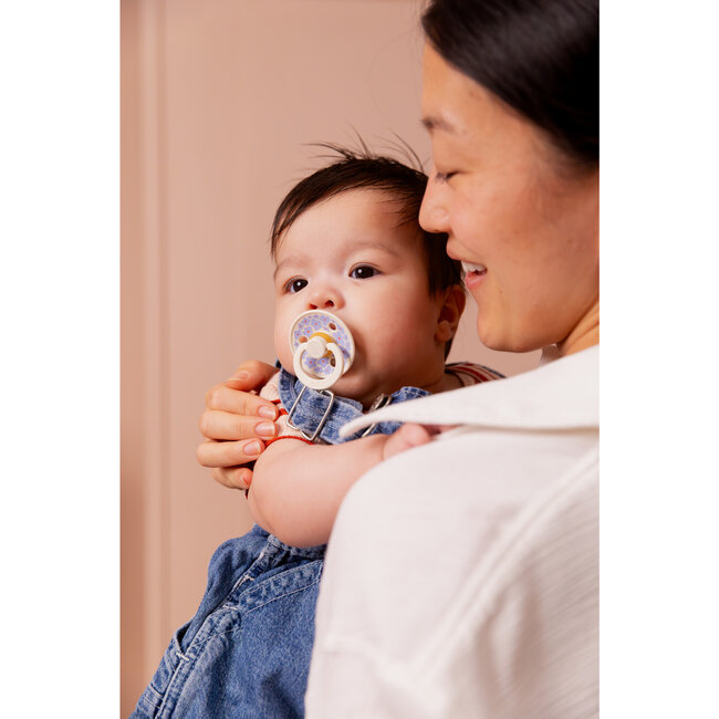 BIBS – Studio Collection - Fopspeen - Rond – Jasmine/Ivory – Maat 1 – 2 Stuks