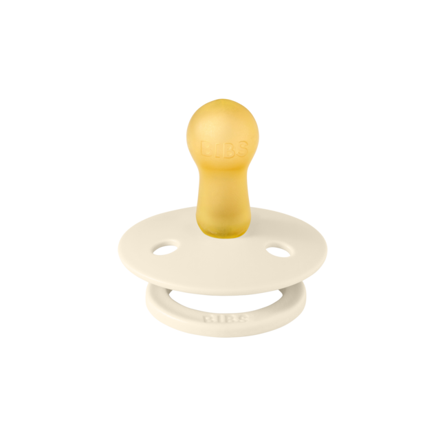 BIBS – Studio Collection - Fopspeen - Rond – Jasmine/Ivory – Maat 1 – 2 Stuks