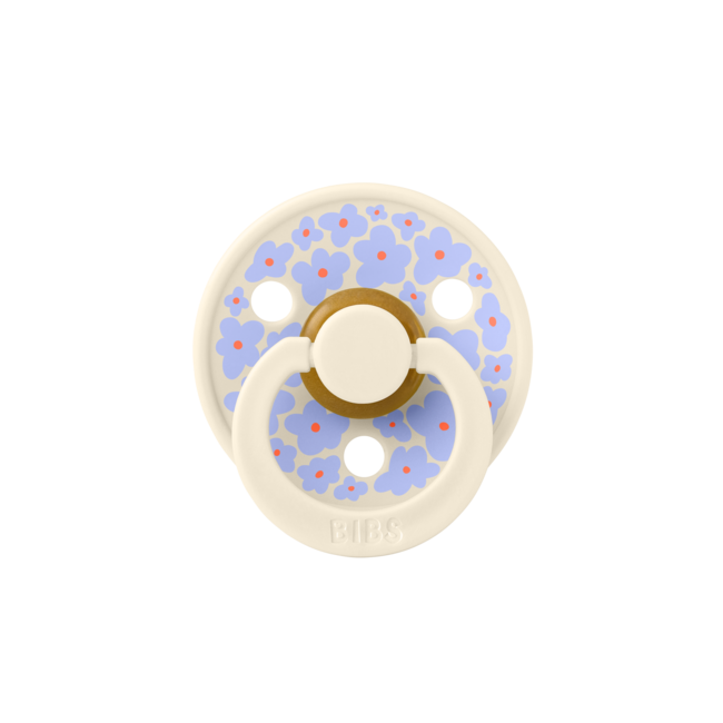 BIBS – Studio Collection - Fopspeen - Rond – Jasmine/Ivory – Maat 1 – 2 Stuks