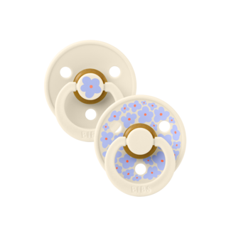 Bibs BIBS – Studio Collection - Fopspeen - Rond – Jasmine/Ivory – Maat 1 – 2 Stuks