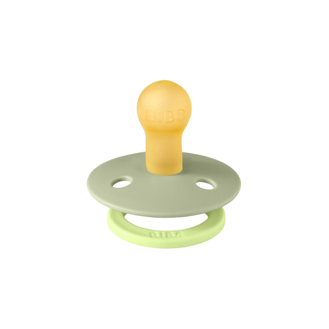 BIBS – Studio Collection - Fopspeen - Rond – Sage/Hunter Green – Maat 1 – 2 Stuks