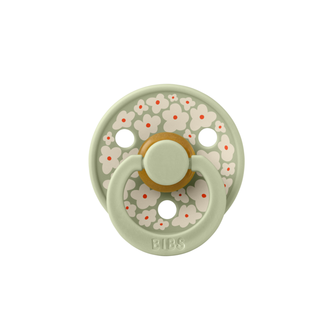 BIBS – Studio Collection - Fopspeen - Rond – Jasmine/Sage – Maat 1 – 2 Stuks