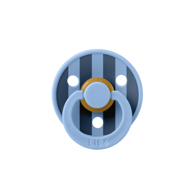 BIBS – Studio Collection - Fopspeen - Rond – Sky Blue – Maat 1 – 2 Stuks