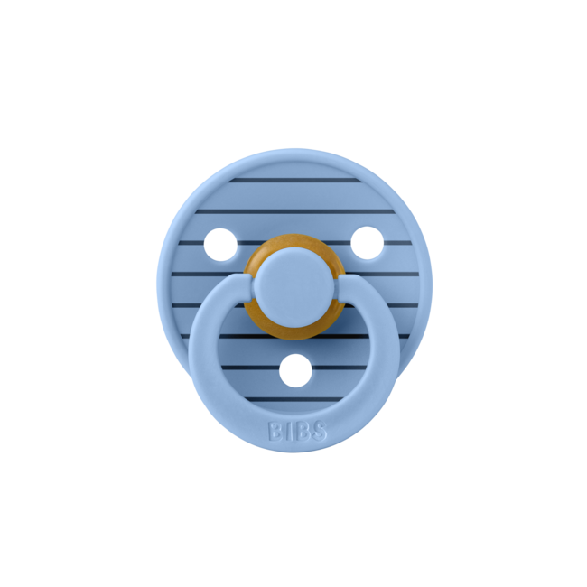 BIBS – Studio Collection - Fopspeen - Rond – Sky Blue – Maat 1 – 2 Stuks