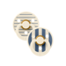 Bibs BIBS – Studio Collection - Fopspeen - Rond – Ivory/Steel – Maat 1 – 2 Stuks