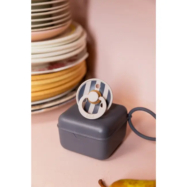 BIBS – Studio Collection - Fopspeen - Rond – Sand Mix – Maat 2 – 2 Stuks