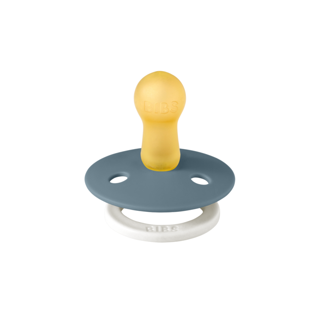 BiBS - Glow in the Dark - Maat 1 - Fopspeen - Rond - Petrol/Deep Space