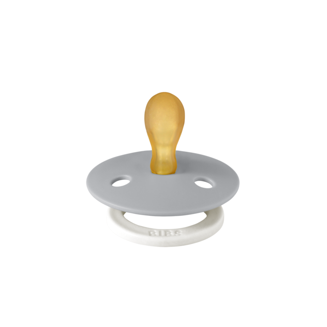 BiBS - Glow in the Dark - Maat 1 - Fopspeen - Symmetrisch - Sage/Cloud