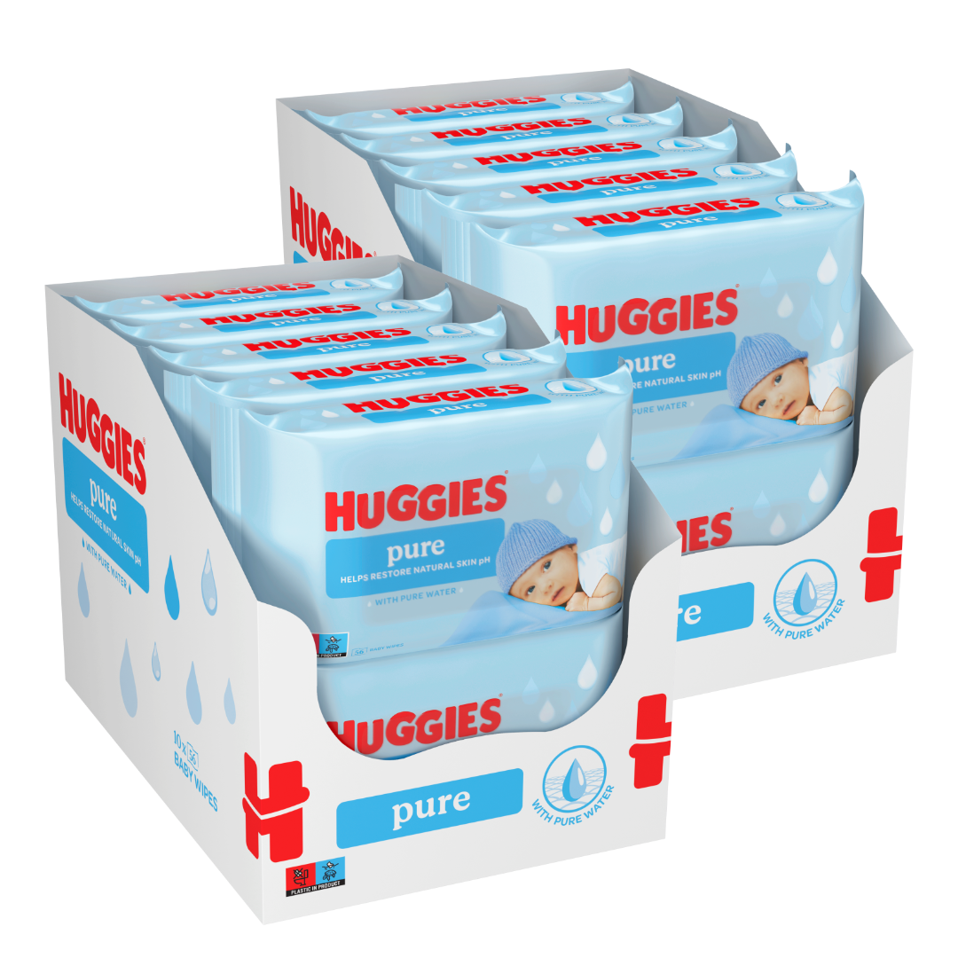 Huggies  Pure - Billendoekjes - 1120 babydoekjes - 20 x 56