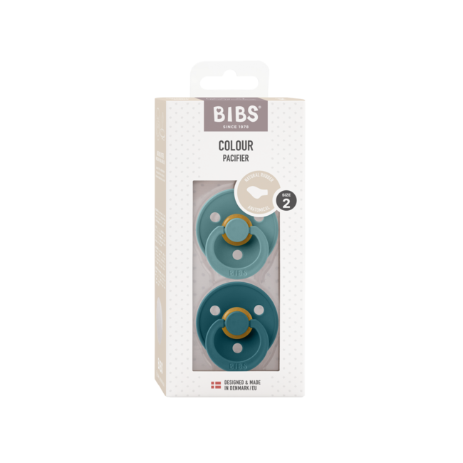 BIBS - Colour Fopspeen - Anatomisch - Maat 2 - Island Sea/Forest Lake