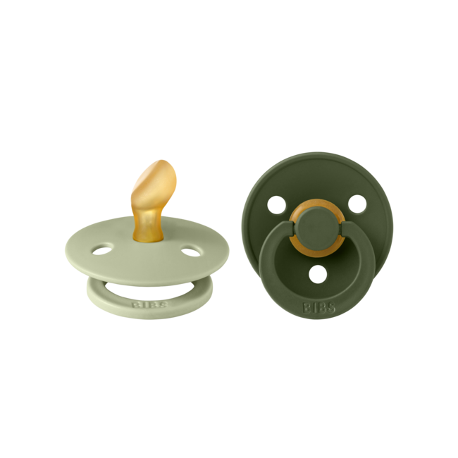 BIBS - Colour Fopspeen - Anatomisch - Maat 2 - Sage/Hunter Green