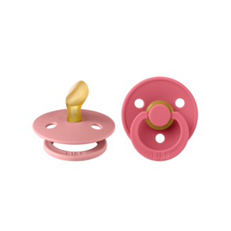 Bibs BIBS - Colour Fopspeen - Anatomisch - Maat 2 - Dusty Pink/Coral