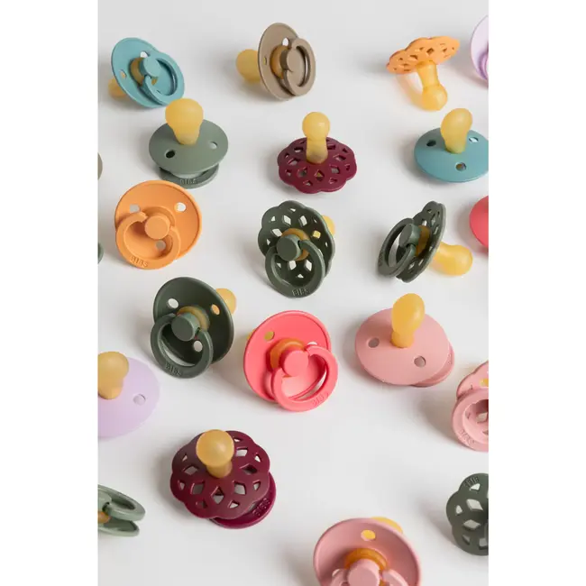 BIBS - Colour Fopspeen - Anatomisch - Maat 1 - Dusty Pink/Coral