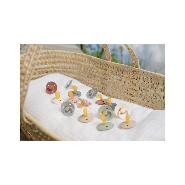 BIBS - Colour Fopspeen - Symmetrisch - Maat 2 - Vanilla/Cloud