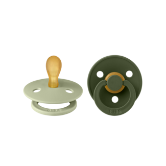 Bibs BIBS - Colour Fopspeen - Symmetrisch - Maat 1 - Sage/Hunter Green
