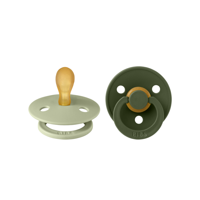 Bibs BIBS - Colour Fopspeen - Symmetrisch - Maat 1 - Sage/Hunter Green