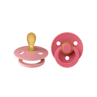 Bibs BIBS - Colour Fopspeen - Symmetrisch - Maat 2 - Dusty Pink/Coral