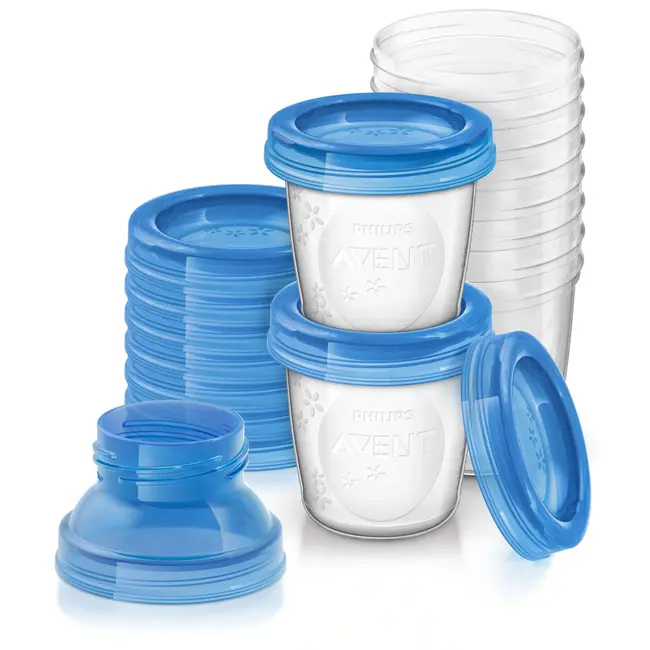 Philips Avent - Bewaarbekers – 180 ml – 10 stuks