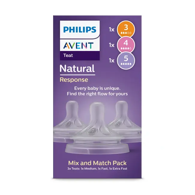 Philips Avent - Natural Response - Mix & Match – 3 Spenen