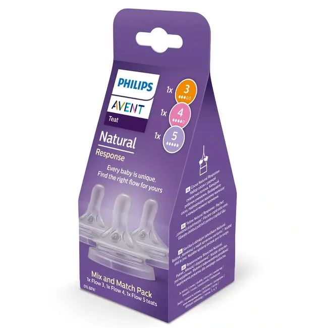 Philips Avent - Natural Response - Mix & Match – 3 Spenen