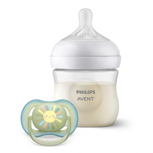 Philips Avent - Natural Response – 125 ml Fles - Ultra Air Fopspeen – 0-3 Maanden
