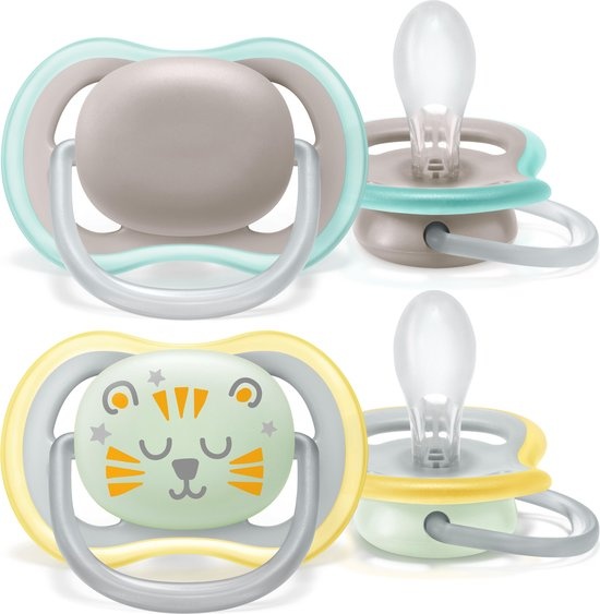 Philips Avent  Ultra Air - Fopspeen � Glow in the Dark � 2 Stuks