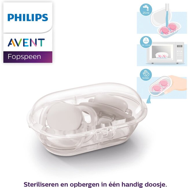 Philips Avent - Ultra Air - Fopspeen - Day & Night – 6-18 maanden – 2 stuks