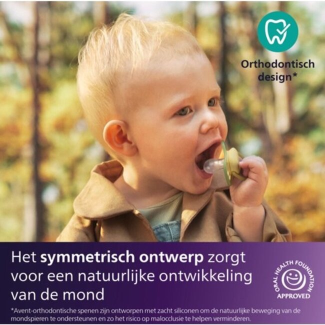 Philips Avent - Ultra Air - Day & Night - Fopspeen - 0-6 maanden – 2 stuks