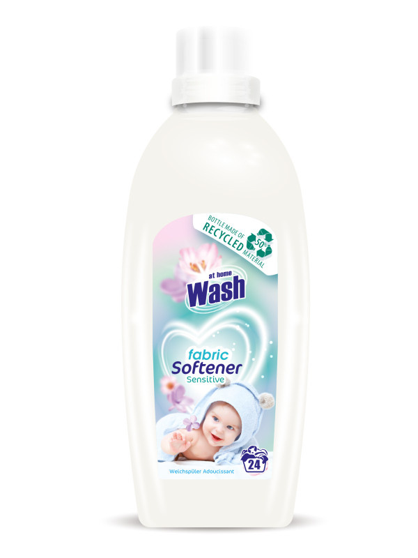 At home Wash – Wasverzachter Sensitive – 750ml – Voor Babykleding – 24 Wasbeurten