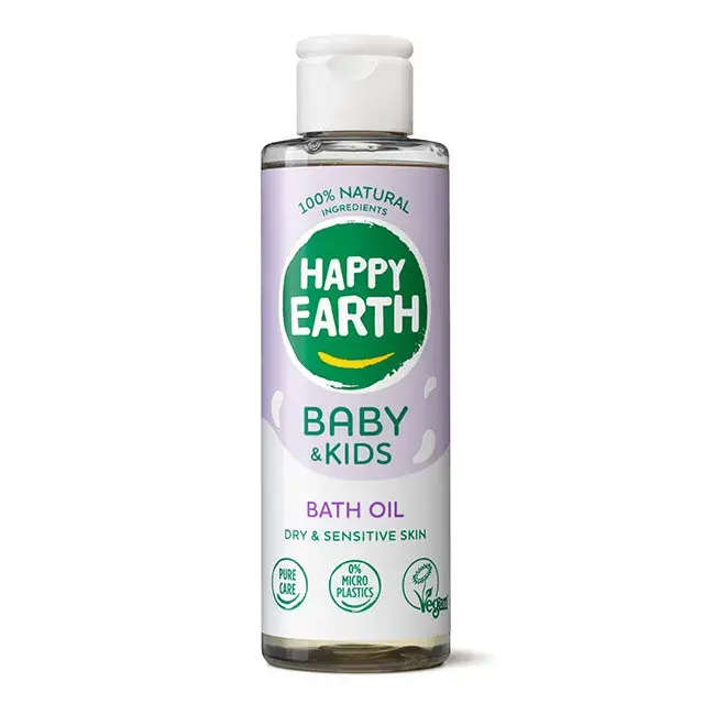 Happy Earth Happy Earth - Baby & Kids - Badolie – 150ml – 100% Natuurlijk