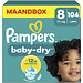 Pampers Pampers - Baby Dry - Maat 8 - Maandbox - 104 Stuks - 17+ KG