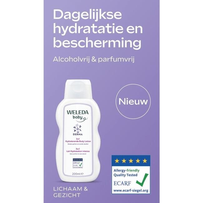 Weleda - Baby - Derma 3-in-1 - Bodylotion – 200 ml