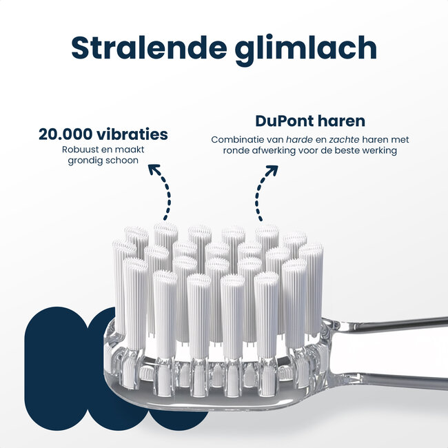 Dutsi - Opzetborstels - 18 tot 48 maanden - 6-pack - Geschikt voor Baby's & Peuters - Zachte DuPont haren