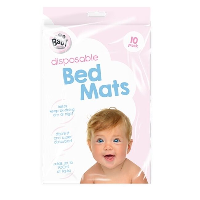 123 Essenstials 123 Baby Essentials – Wegwerpmatjes voor in bed – 10 stuks