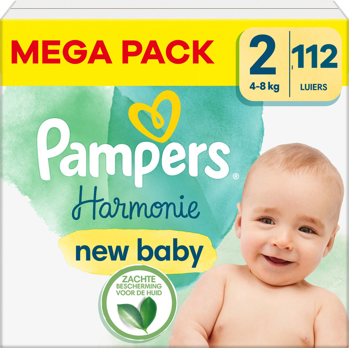 Pampers  Harmonie - Maat 2 - Mega Pack - 116 stuks - 4/8 KG