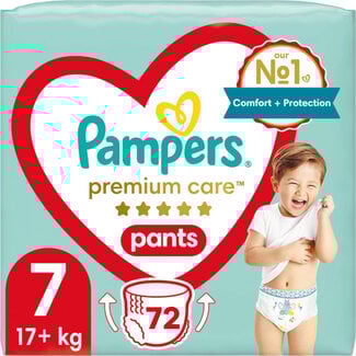Pampers Pampers - Premium Protection Pants - Maat 7 - Megapack - 72 stuks - 17+ KG