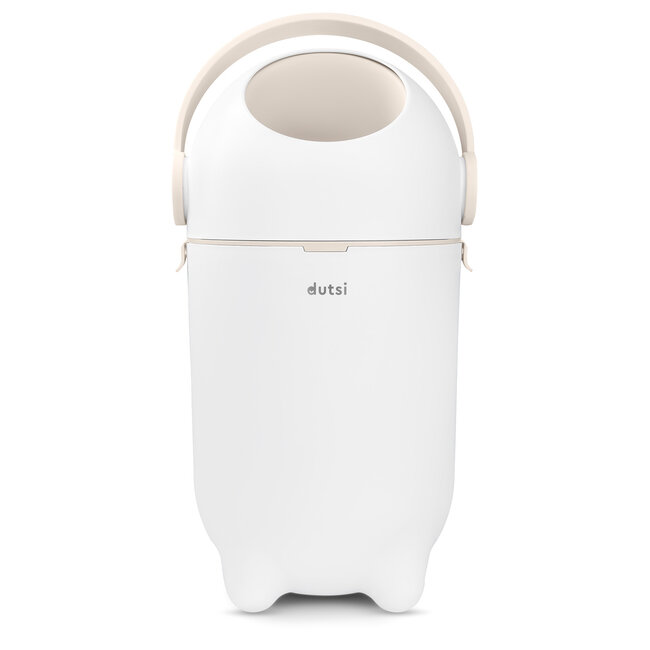Dutsi - Design Luieremmer – 100% Geurvrij & Universeel – Ruimte voor 20 luiers - Incl. 40 Zakjes - Beige