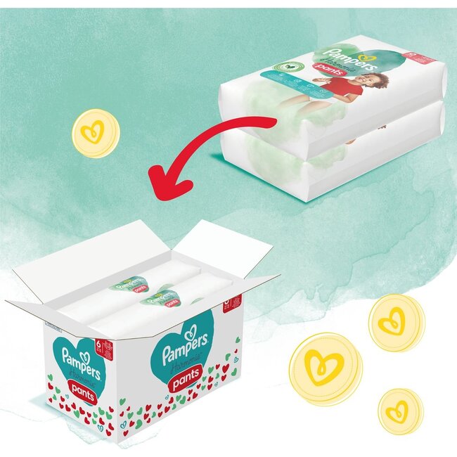 Pampers - Harmonie Pants - Maat 6 - Mega Pack - 60 stuks - 15+ KG