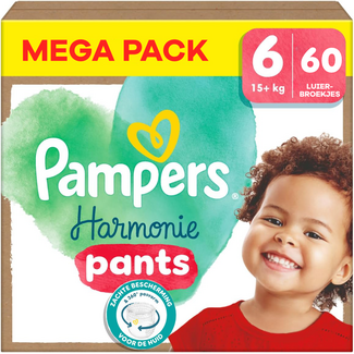 Pampers Pampers - Harmonie Pants - Maat 6 - Mega Pack - 60 stuks - 15+ KG