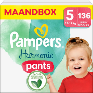 Pampers Pampers - Harmonie Pants - Maat 5 - Maandbox - 136 stuks - 12/17 KG