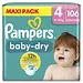 Pampers Pampers - Baby Dry - Maat 4 - Mega Pack - 106 luiers - 9/14 KG