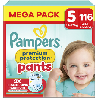 Pampers Pampers - Premium Protection Pants - Maat 5 - Mega Pack - 116 stuks - 12/17 KG